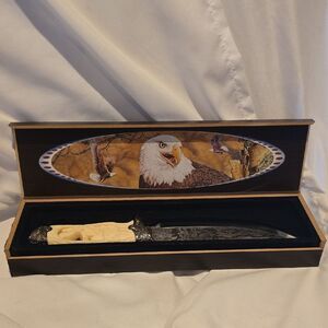Eagle Themed Decorative Knife with Display Box